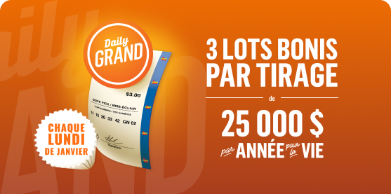 Daily Grand. Chaque lundi de janvier.